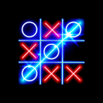 glow tic tac toe android application logo